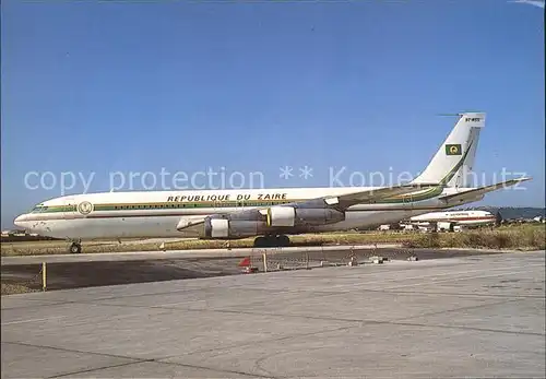 Flugzeuge zivil Republic du Zaire Boeing 707 382B 9T MSS Lisboa Kat. Airplanes Avions