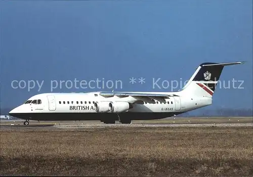 Flugzeuge zivil British Airways AVRO RJ100 Avroliner G BXAS (cn E3301) Chambery Kat. Airplanes Avions