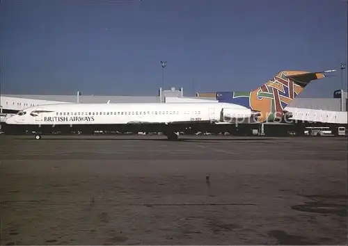 Flugzeuge zivil British Airways Boeing B 727 200 ZS NZV Kat. Airplanes Avions