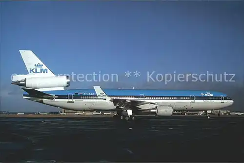 Flugzeuge zivil KLM MD11 PH KCA K.L.M. Kat. Airplanes Avions