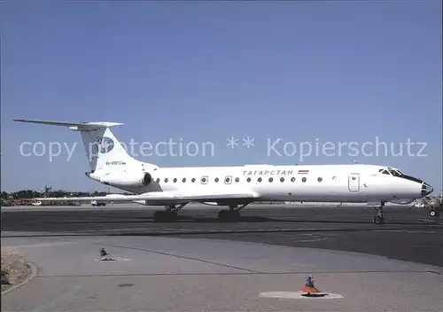 Flugzeuge zivil Tatarstan TU 134A RA 65973 c n  Prag Kat. Airplanes Avions