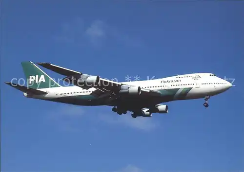 Flugzeuge Zivil PIA Pakistan Boeing 747 282B AP AYV cn 20928 Kat. Airplanes Avions