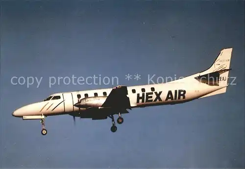 Flugzeuge Zivil Hex Air Fairchild Swearingen SA. 226 Metoliner F GEBU C n 368 Kat. Airplanes Avions