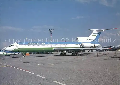 Flugzeuge Zivil Uzbekistan Airways Tupolev 154B 2 UK 85600 c n 600 Kat. Airplanes Avions