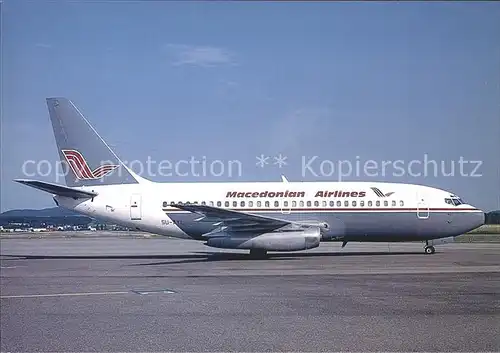 Flugzeuge Zivil Macedonian Airlines Boeing 737 266 SU AYL c n 21195 457 Kat. Airplanes Avions