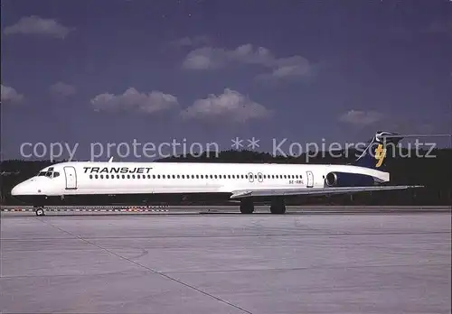 Flugzeuge Zivil Transjet Airways McDonnell Douglas MD 83 SE RBL  Kat. Airplanes Avions