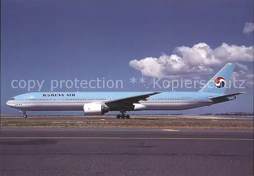 Flugzeuge Zivil Korean Air Boeing 777 3B5 HL7534 c n 27950 120 Kat. Airplanes Avions