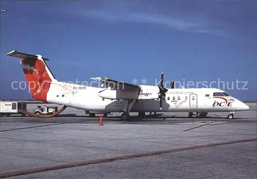 Flugzeuge Zivil DCE Dutch Caribbean Express De Havilland of Canada DHC 8 311 Kat. Airplanes Avions