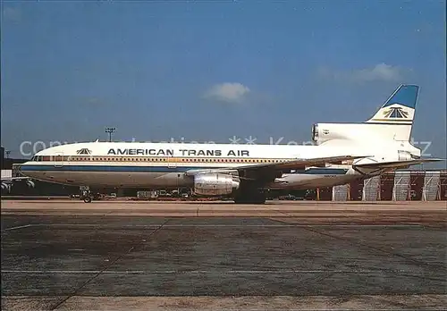 Flugzeuge Zivil American Trans Air Lockheed 1011 Tristar 1 N187AT c n 1077 Kat. Airplanes Avions