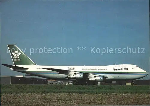 Flugzeuge Zivil Saudia Cargo Boeing 747 2B5F  Kat. Airplanes Avions