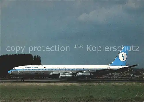 Flugzeuge Zivil Sabena Boeing 707 329C  Kat. Airplanes Avions