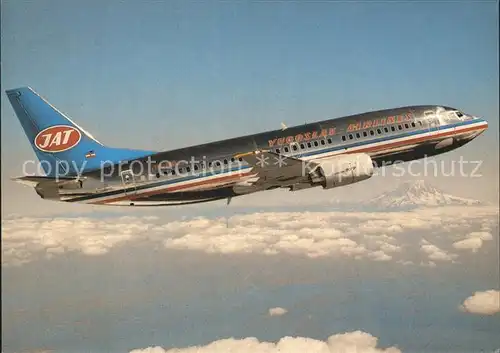 Flugzeuge Zivil JAT Yugoslav Airlines Boeing 737 3H9  Kat. Airplanes Avions