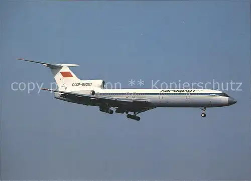 Flugzeuge Zivil Aeroflot Tupolev 154B 1 CCCP 85287 Kat. Airplanes Avions