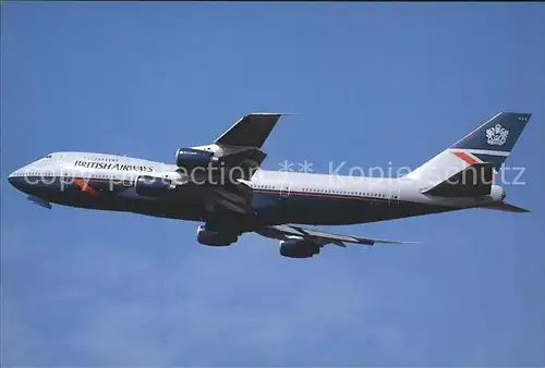 Flugzeuge Zivil British Airways Boeing 747 200  Kat. Airplanes Avions