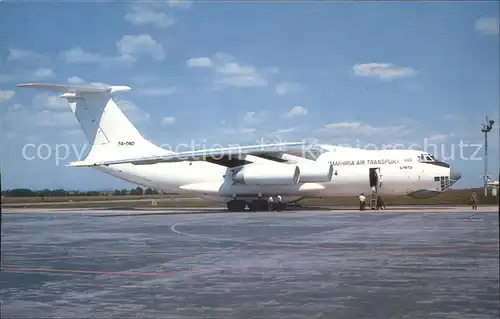 Flugzeuge Zivil Jamahiria Air Transport IL 76TD 5A DND  Kat. Airplanes Avions