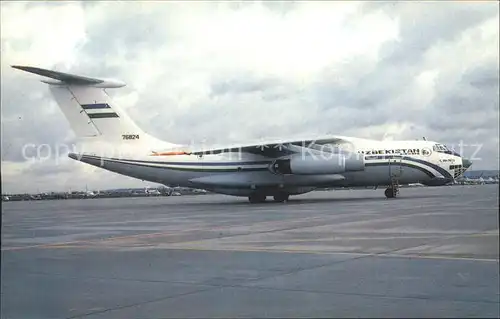 Flugzeuge Zivil Uzbekistan Airways IL 76TD 76824 c n 1023410327 Kat. Airplanes Avions