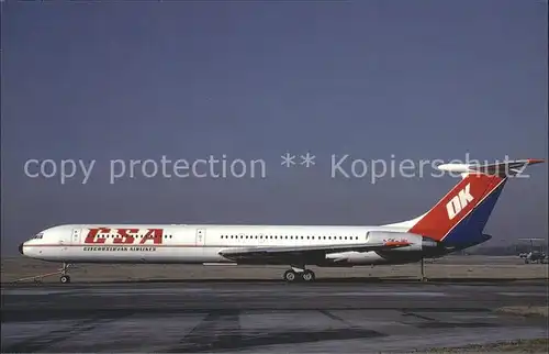 Flugzeuge Zivil CSA Illyshin 62M c n  OK JBI  Kat. Airplanes Avions