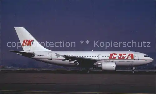 Flugzeuge Zivil CSA Airbus A 310 304 c n 564 OK WAA  Kat. Airplanes Avions