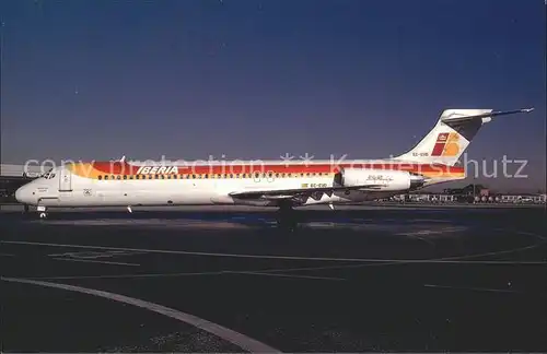 Flugzeuge Zivil Iberia McDonnell Douglas MD 87 c n 49828 EC EUD  Kat. Airplanes Avions