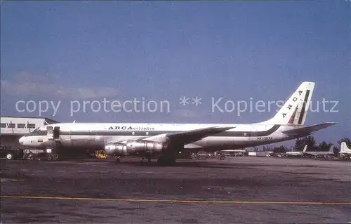 Flugzeuge Zivil Arca Colombia DC 8 51F HK 2587X c n 45635 163 Kat. Airplanes Avions