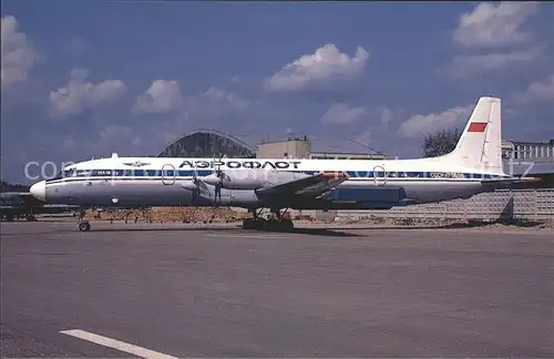 Flugzeuge Zivil Aeroflot Ilyshin 18V c n 186008802 CCCP 75598  Kat. Airplanes Avions