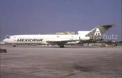 Flugzeuge Zivil Mexicana Boeing 727 264 Adv. c n 22158 XA MEF  Kat. Airplanes Avions
