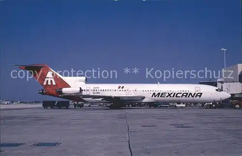 Flugzeuge Zivil Mexicana Boeing 727 264 Adv. c n 22156 XA MED  Kat. Airplanes Avions