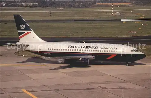 Flugzeuge Zivil British Airways Manchester Boeing 737 236 c n 21799 G BGDJ  Kat. Airplanes Avions