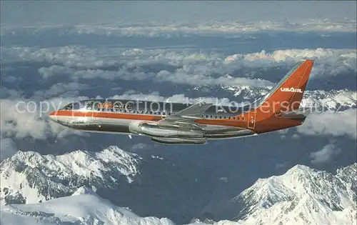 Flugzeuge Zivil USAIR Boeing Avanced 737 200  Kat. Airplanes Avions