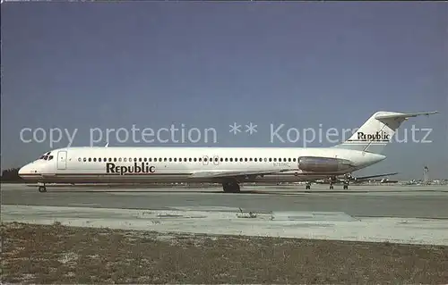 Flugzeuge Zivil Republic McDonnell Douglas DC 9 51 N780NC S N 48102 Kat. Airplanes Avions