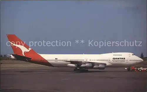 Flugzeuge Zivil Qantas Airways Boeing 747 238B VH EBA c n 20009 Kat. Airplanes Avions