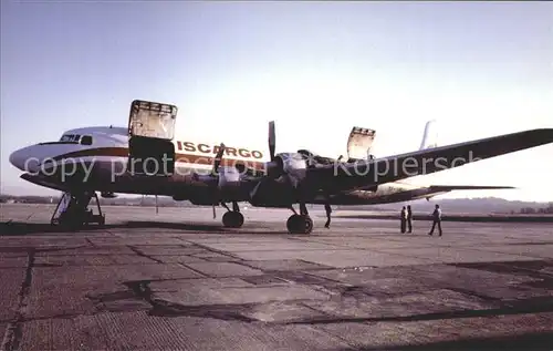 Flugzeuge Zivil Iscargo Douglas DC 6 Kat. Airplanes Avions