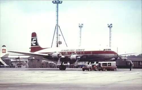 Flugzeuge Zivil Cunard Eagle Airways Douglas DC 6 Kat. Airplanes Avions