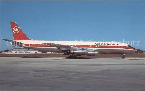 Flugzeuge Zivil Air Canada McDonnell Douglas DC 8 43 CF TJK S N 45638 Kat. Airplanes Avions