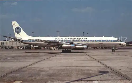 Flugzeuge Zivil Pan American McDonnell Douglas DC 8 33 N8184A S N 45271 Kat. Airplanes Avions