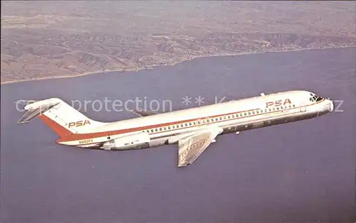 Flugzeuge Zivil PSA Pacific Southwest Airlines McDonnell Dougla DC 9 31 N982PS c n 47251 Kat. Airplanes Avions
