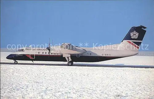 Flugzeuge Zivil British Airways De Havilland DHC 8 311 Dash 8 G BRYI cn 256  Kat. Airplanes Avions