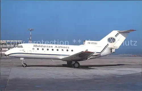 Flugzeuge Zivil Moldavian Airlines Yakovlev 40 ER 87359 cn 9340831  Kat. Airplanes Avions