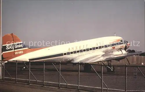 Flugzeuge Zivil Ansettt ANA DC 3 VH ANO Kat. Airplanes Avions