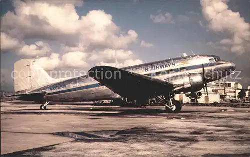 Flugzeuge Zivil B. Airways DC 3 N2685W Kat. Airplanes Avions