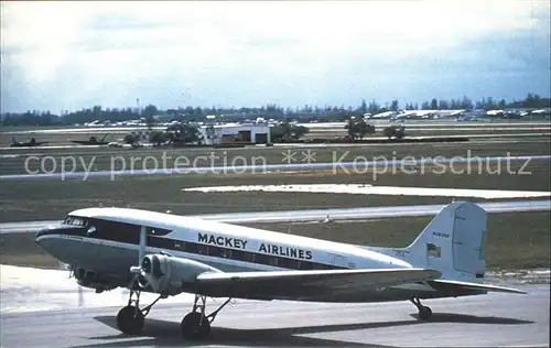 Flugzeuge Zivil Mackey DC 3 Kat. Airplanes Avions