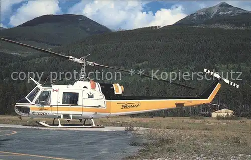 Hubschrauber Helikopter Bell 204C C GYHU cn 2053 Yellowhead Helicopters  Kat. Flug