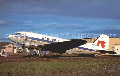 Flugzeuge Zivil Sabourin Lake Airways MDC Douglas DC 3C C 47B DK C FBXY cn 25980 Kat. Airplanes Avions