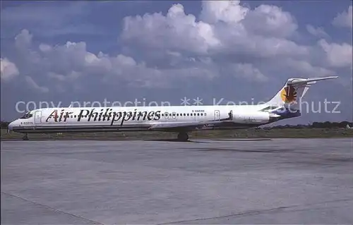 Flugzeuge Zivil Air Philippines McDonnell Douglas MD 82 B 88899 Kat. Airplanes Avions