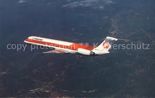 Flugzeuge Zivil Frontier McDonnell Douglas DC 9 Super 80 Kat. Airplanes Avions