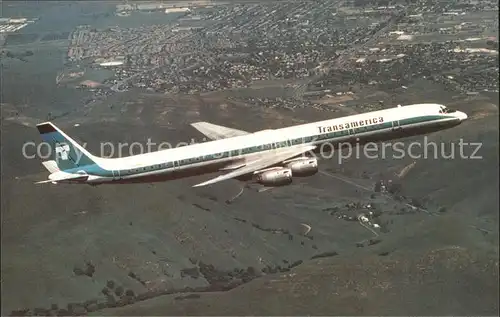Flugzeuge Zivil Transamerica Airlines McDonnell Douglas Super 73 N4865T c n 46073 Kat. Airplanes Avions