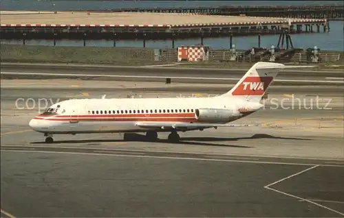 Flugzeuge Zivil TWA Trans World Airlines Douglas DC 9 15 N1064T c n 45778 Kat. Airplanes Avions