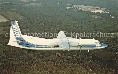 Flugzeuge Zivil Mississippi Valley Airlines Fokker F 27 Friendship N334MV Kat. Airplanes Avions