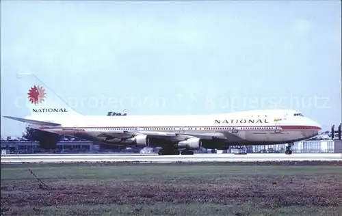 Flugzeuge Zivil National Airlines Boeing 747  Kat. Airplanes Avions