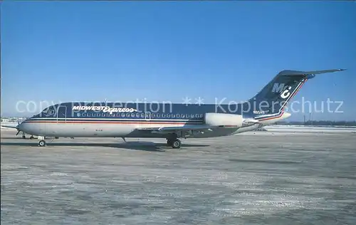 Flugzeuge Zivil Midwest Express Douglas DC 9 14 N85AS  Kat. Airplanes Avions